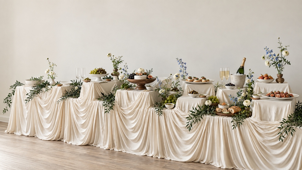 Styled event table by Odetto London